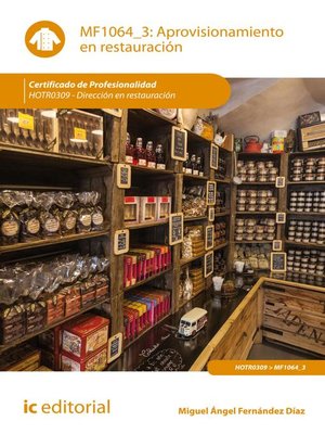 cover image of Aprovisionamiento en restauración. HOTR0309